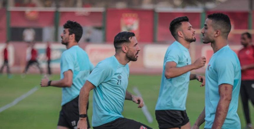 مشاركة معلول ولطفي وديانج وعبدالمنعم في مران الأهلي استعدادا لبيراميدز