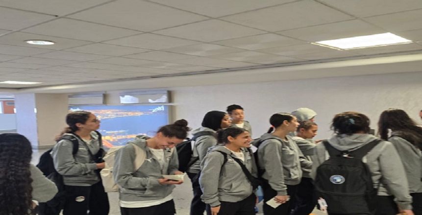 وصول بعثة المنتخب الوطني لكرة الصالات النسائية إلى المغرب للمشاركة بأمم أفريقيا