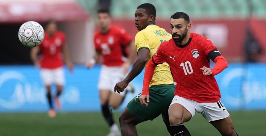 موداو لاعب جنوب أفريقيا يحسم جدل اعتدائه على محمد صلاح في ركلة الجزاء