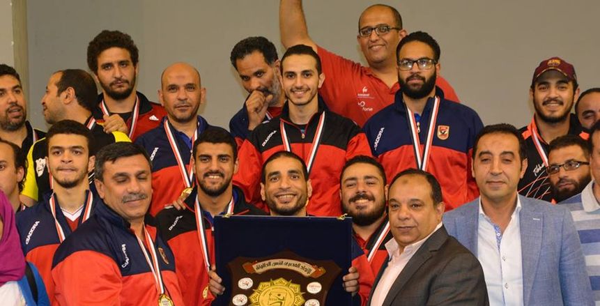 بالصور| احتفالات "طاولة" الأهلي بلقب الدوري للمرة التاسعة على التوالي