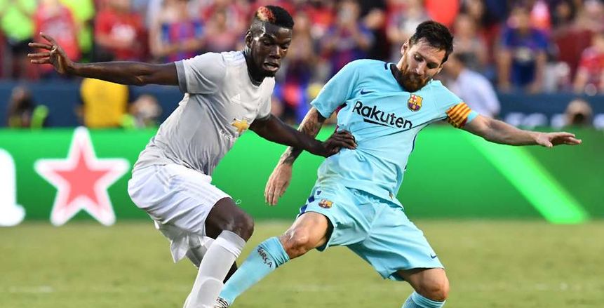 بوجبا يقود تشكيل مانشستر يونايتد ضد برشلونة في دوري أبطال أوروبا