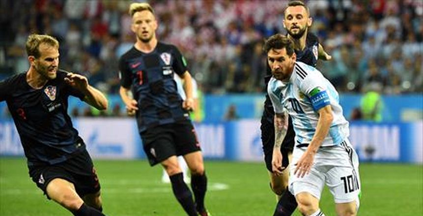 التعادل السلبي يحسم معركة الشوط الأول بين الأرجنتين وكرواتيا