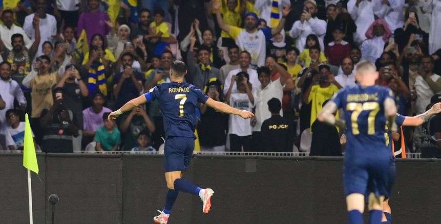 رونالدو يسجل ويقود النصر للفوز على الوحدة في الدوري السعودي