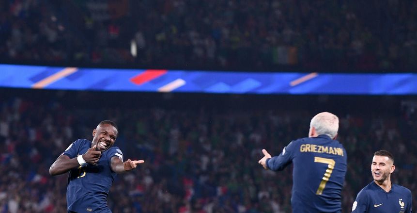 فرنسا تهزم أيرلندا بثنائية في تصفيات يورو 2024