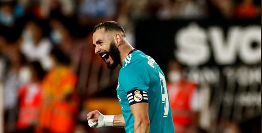 كريم بنزيما يقود هجوم ريال مدريد أمام مايوركا في الدوري الإسباني