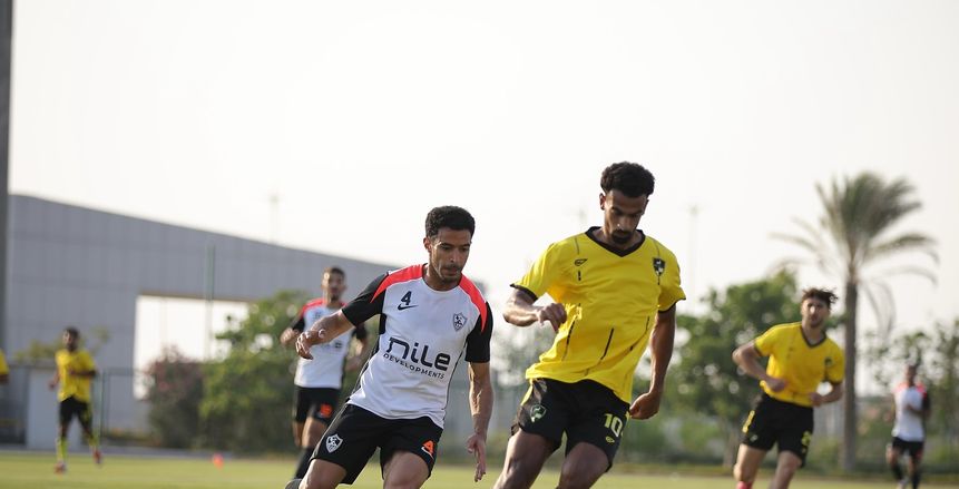 تدريبات بدنية خاصة للاعبي الزمالك في صالة الجيمانيزيوم