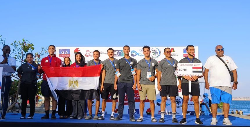 ذهبية وفضيتان لمصر في أول أيام البطولة الأفريقية للكانوي والكياك