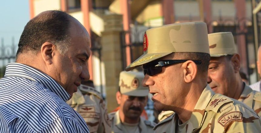بالصور| رئيس الاتحاد السكندري يستقبل قائد المنطقة الشمالية العسكرية