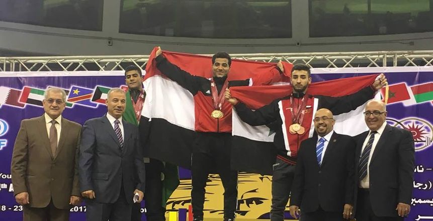 حسام مبروك يتوج بـ7 ذهبيات بالبطولة العربية والأفرواسيوية للأثقال