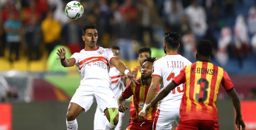 محمد اوناجم يحرز هدف التعادل للزمالك في شباك الترجي