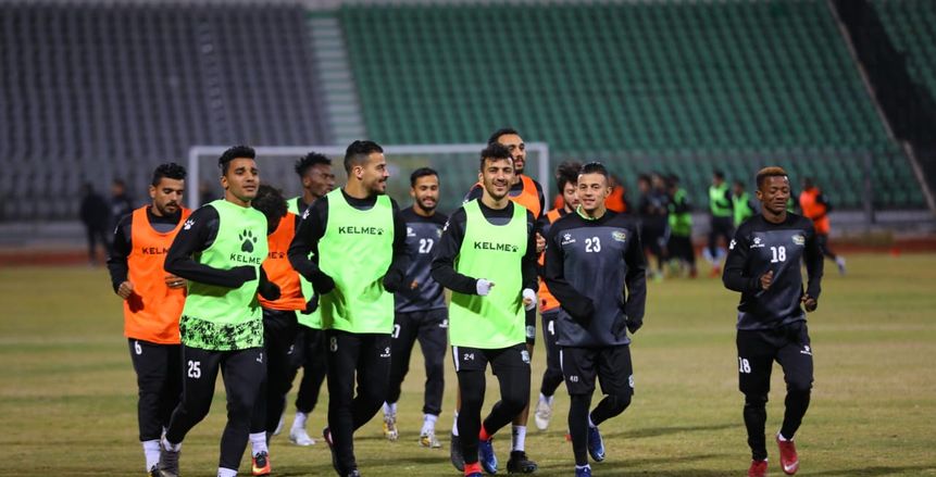 المصري يواصل تدريباته لمواجهة بيراميدز في الدوري