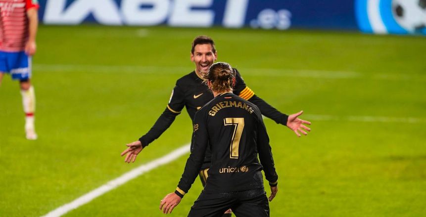 أهداف برشلونة اليوم.. ميسي الهداف التاريخي وضحية جديدة لجريزمان
