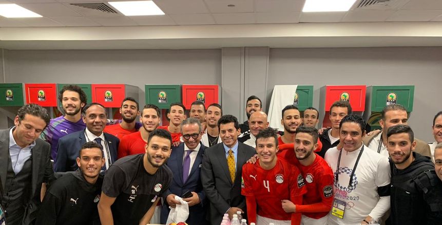 عاجل.. وزير الرياضة يهنئ المنتخب الأولمبي: ننتظر ميدالية في طوكيو