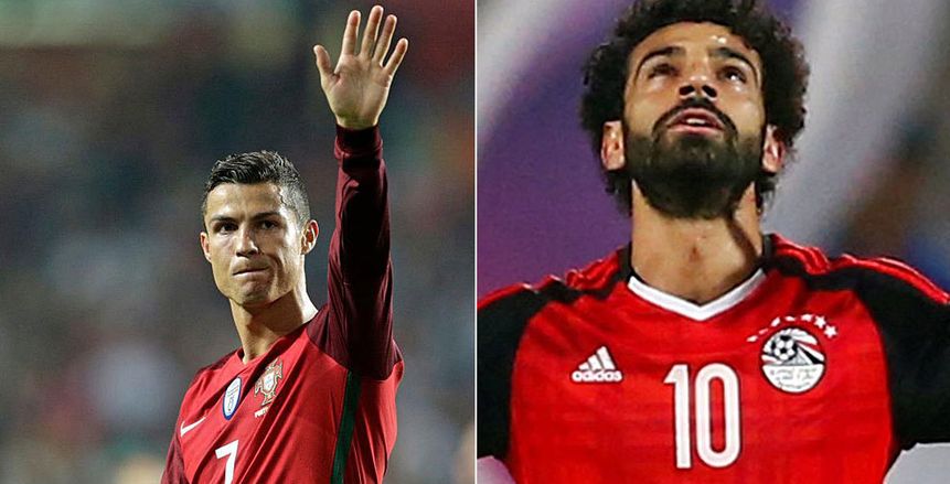 تعرف على الفرق بين سعر حذاء صلاح ورونالدو قبل مباراة مصر والبرتغال