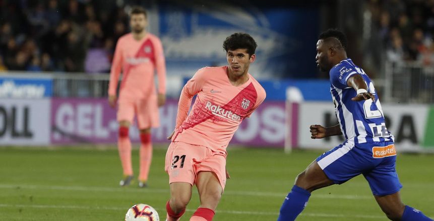بالفيديو.. برشلونة يقترب من الاحتفاظ بلقب الدوري الإسباني بثنائية في ألافيس