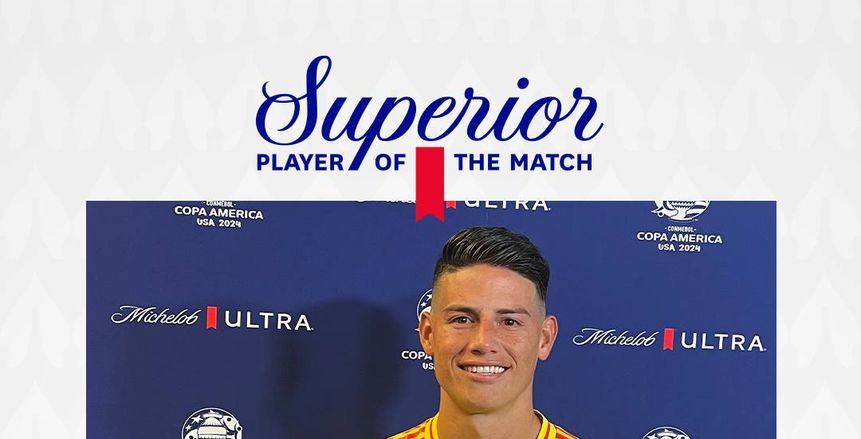 بعد تألقه.. خاميس رورديجيز أفضل لاعب بمباراة كولومبيا وباراجواي