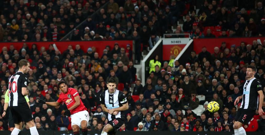 مارسيال يقود مانشستر يونايتد لسحق نيوكاسل برباعية (فيديو)