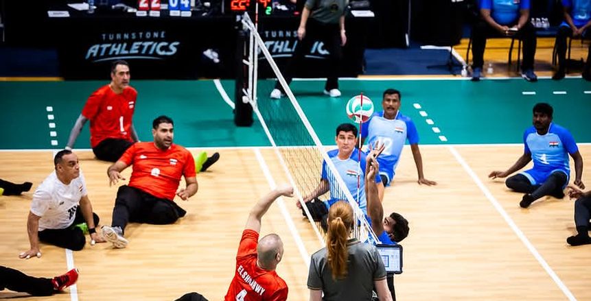 منتخب الطائرة البارالمبي يفوز على الهند في أولى مبارياته بكأس العالم بأمريكا