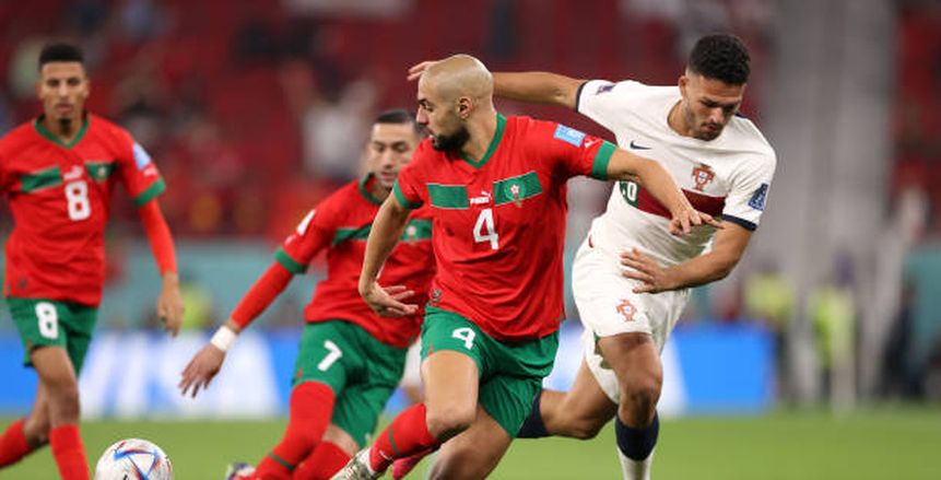 البرتغال تهدد مرمى بونو مبكرا.. والمغرب ترد عن طريق «النصيري»