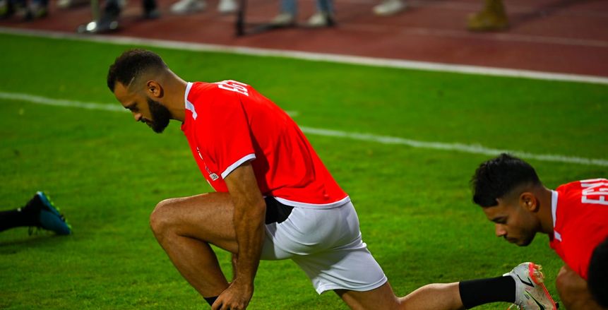 المصري: مروان حمدي يخضع لجلسات علاجية مكثفة بسبب إصابته بشد عضلي