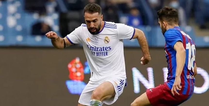 إصابة كارفخال لاعب ريال مدريد بفيروس كورونا بعد مشاركته في الكلاسيكو