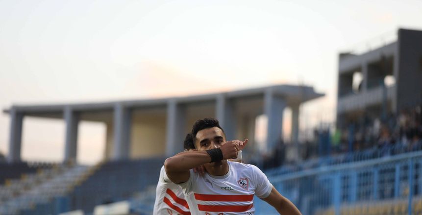 شاهد أهداف الزمالك في مرمى مصر المقاصة «فيديو»