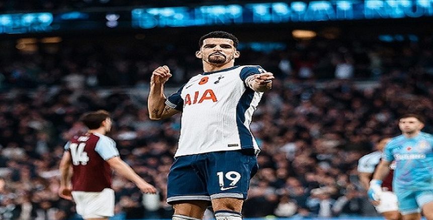 سولانكي يقود توتنهام للفوز على أستون فيلا في الدوري الإنجليزي
