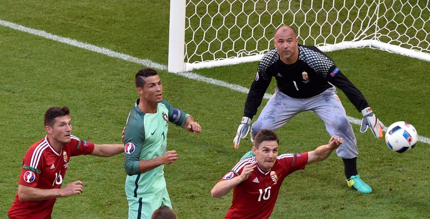 بالفيديو| البرتغال تتعادل بصعوبة أمام المجر في الشوط الأول