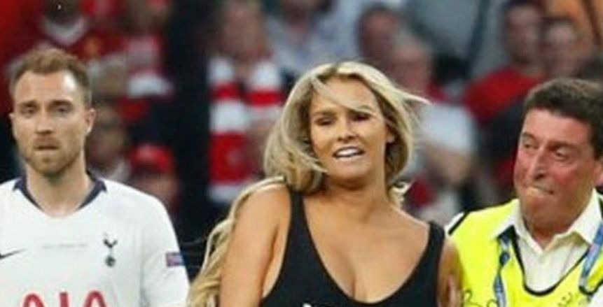 يويفا يعلن عقوبة الفتاة المقتحمة لنهائي دوري أبطال أوروبا