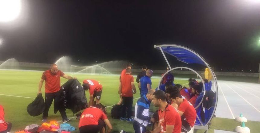 بالصور| تدريبات الأهلي في الإمارات