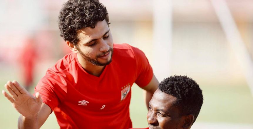 طبيب الأهلي يطمئن على برنامج محمد محمود التأهيلي