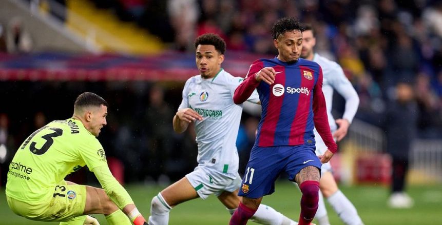 برشلونة يكتسح خيتافي ويقتنص المركز الثاني في الدوري الإسباني