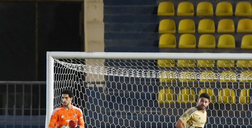 مصطفى شوبير يتألق ويحرم صلاح محسن من هدف محقق بمباراة الأهلي وسيراميكا