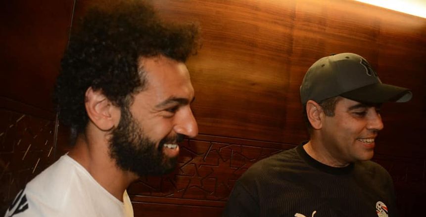بالصور| لحظة وصول محمد صلاح للمنتخب واللاعب يشارك بالتدريب المسائي