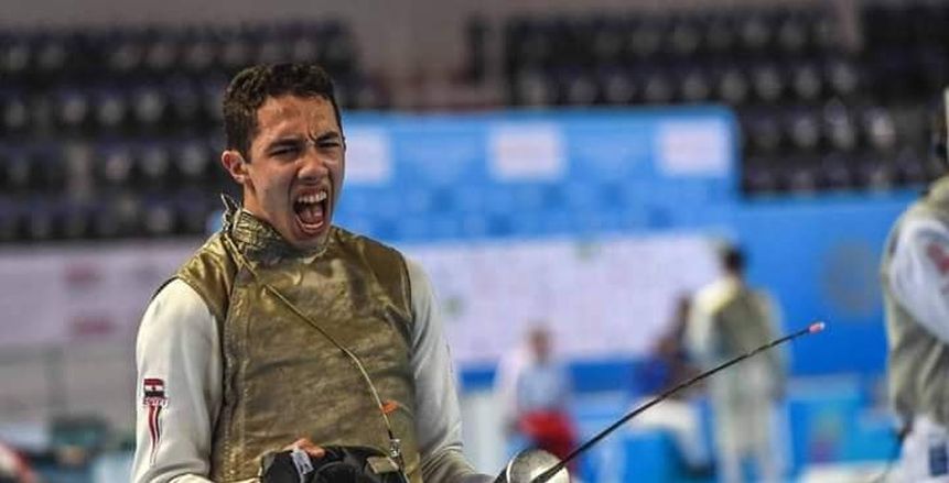 محمد حمزة يحقق ميدالية تاريخية ويتوج بذهبية كأس العالم لسلاح الشيش