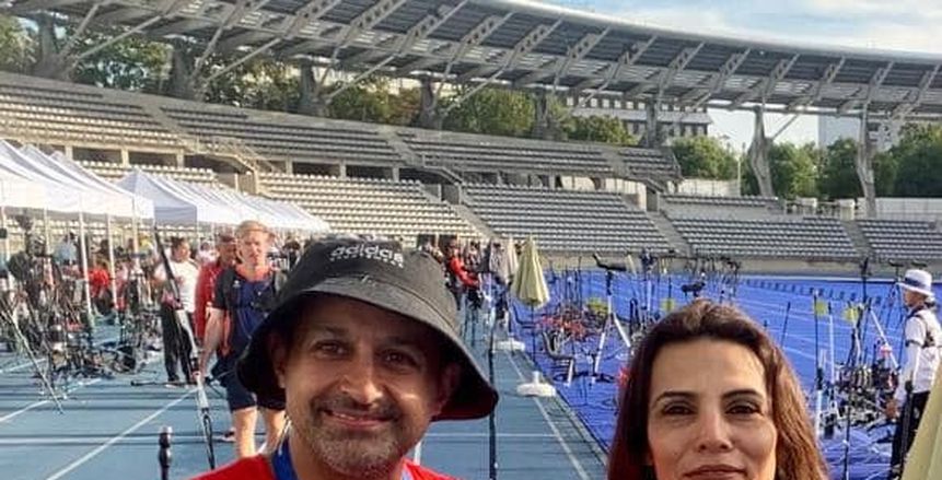 ثنائي منتخب القوس والسهم يحقق الرقم المؤهل لأولمبياد باريس