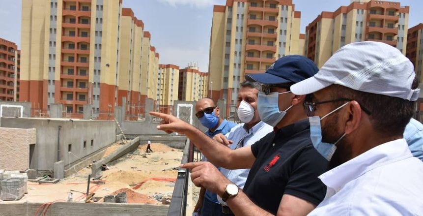 أشرف صبحي يتفقد إنشاءات مدينة الشباب بالأسمرات ومركز شباب أهالينا