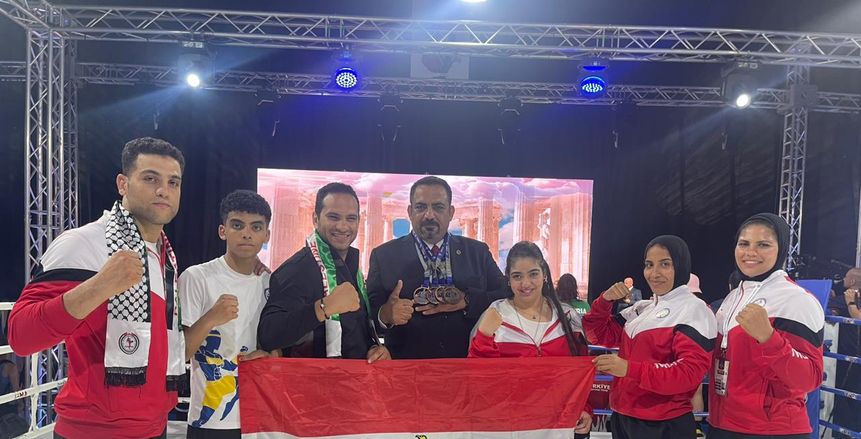 مصر تحصد 4 ميداليات في بطولة العالم للمواي تاي باليونان