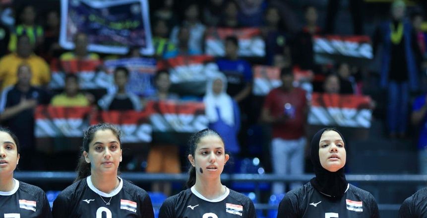 منتخب مصر يفوز على تايلاند ببطولة العالم لناشئات الطائرة وتواجه بلغاريا