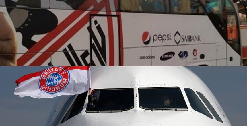 أتوبيس الزمالك وطائرة البايرن.. تعطل مواصلات منافسي الأهلي «عرض مستمر»
