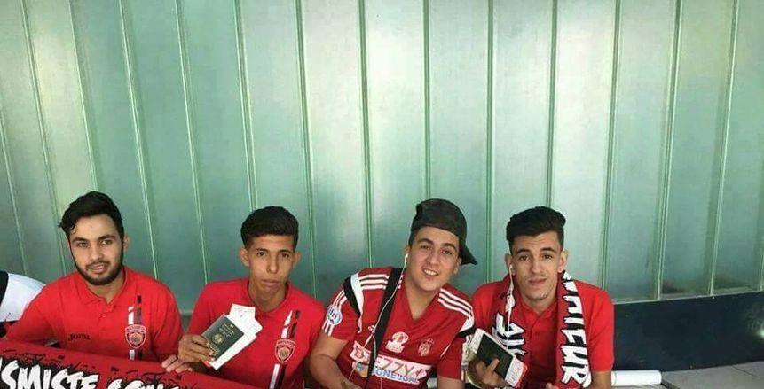 بالصور.. ألتراس اتحاد العاصمة الجزائري في القاهرة
