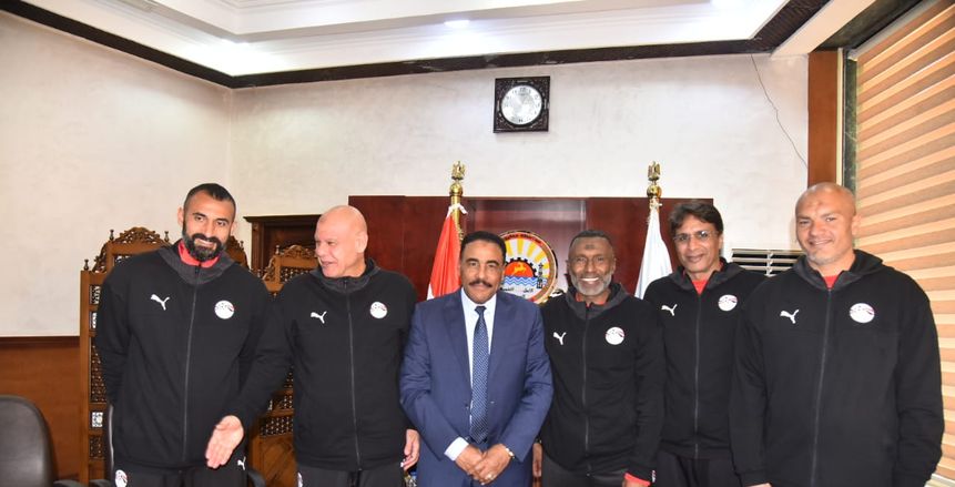 محافظ مطروح يستقبل جهاز منتخب الناشئين.. «رحلة البحث عن المواهب»