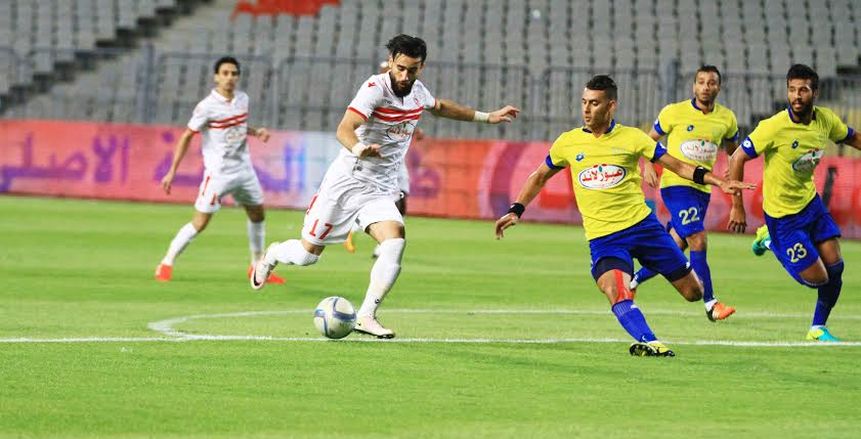 بالفيديو| باسم مرسي يضع قدما للزمالك على منصة التتويج في الشوط الأول