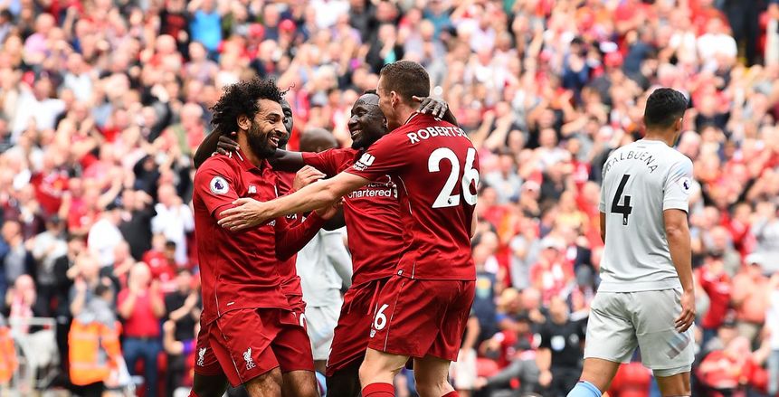 30 دقيقة| بالفيديو.. «صلاح» يٌسجل هدف تقدم «ليفربول» أمام «برايتون»