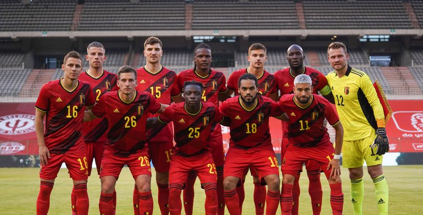 إصابة خطيرة للاعب بلجيكا وخروجه من المباراة
