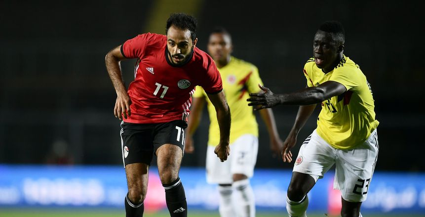 التبديل الثالث.. «كهربا» بدلًا من «تريزيجيه» في تشكيل مصر أمام السعودية