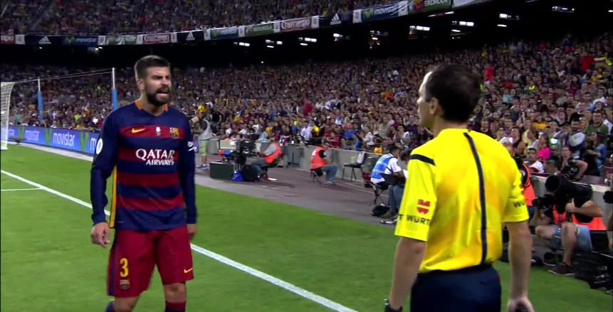 بالفيديو|  الكلاسيكو.. بيكيه يسجل الهدف الأول لريال مدريد بالخطأ في مرماه