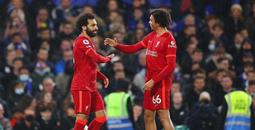 محمد صلاح يسجل الهدف الثاني لليفربول في مرمى إنتر ميلان
