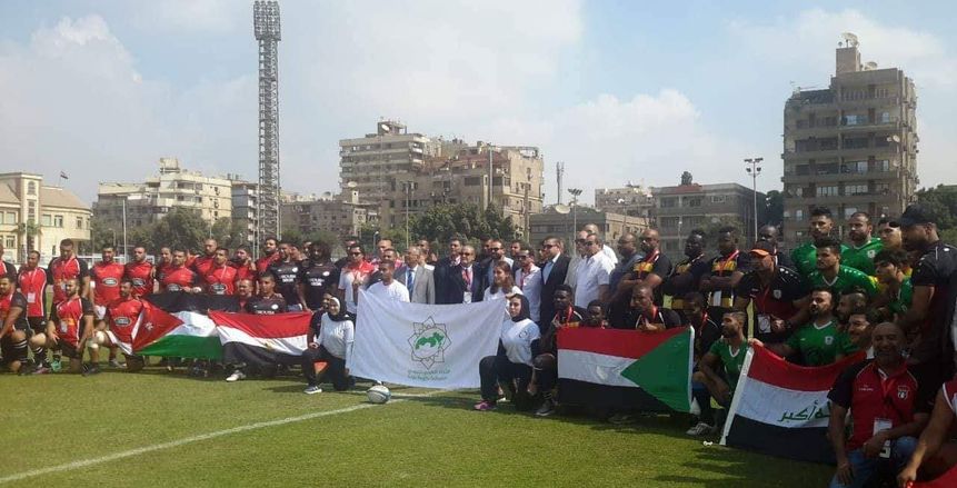 بالصور| نائبا عن وزير الرياضة.. عمرو حداد يفتتح البطولة العربية الرابعة لسباعيات الرجبى بالقاهرة