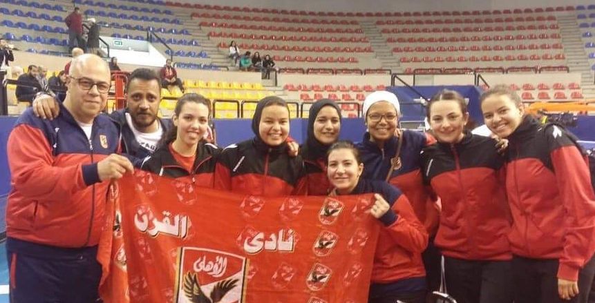 7 ذهبيات لـ"طاولة" الأهلي في بطولة الجمهورية